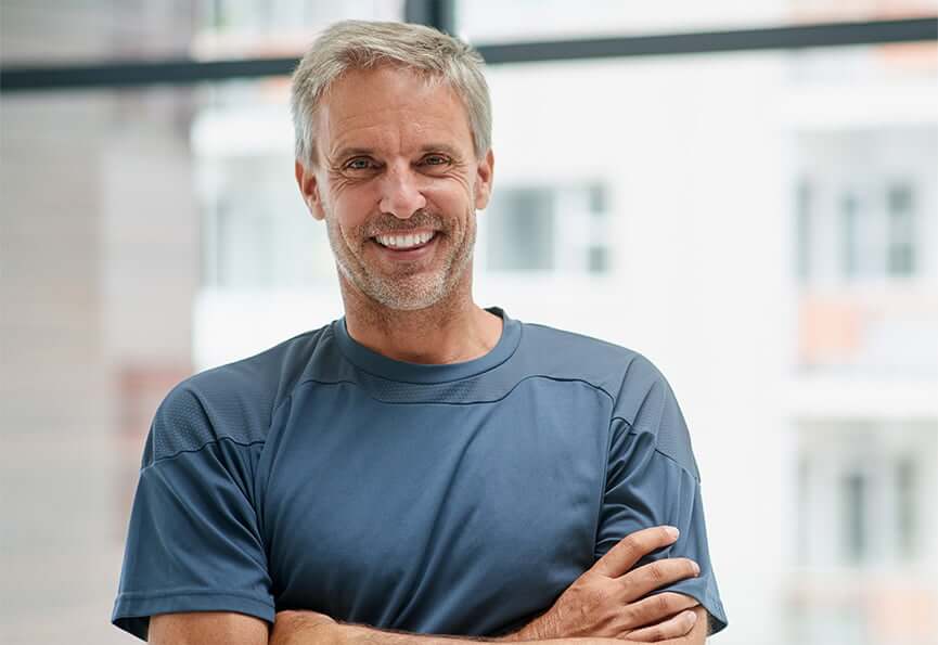 smiling man