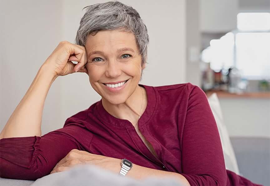 smiling woman