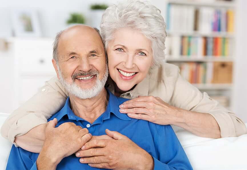 happy senior couple